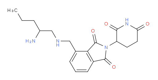 4-(((2-aminopentyl)amino)methyl)-2-(2,6-dioxopiperidin-3-yl)isoindoline-1,3-dione