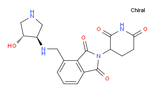 2-(2,6-dioxopiperidin-3-yl)-4-((((3R,4R)-4-hydroxypyrrolidin-3-yl)amino)methyl)isoindoline-1,3-dione
