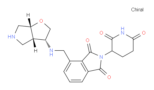 2-(2,6-dioxopiperidin-3-yl)-4-((((3R,3aS,6aR)-hexahydro-2H-furo[2,3-c]pyrrol-3-yl)amino)methyl)isoindoline-1,3-dione