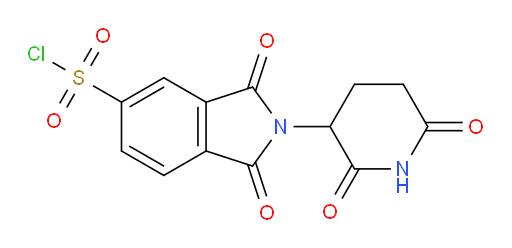 2-(2,6-dioxopiperidin-3-yl)-1,3-dioxoisoindoline-5-sulfonyl chloride