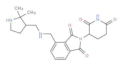 4-((((2,2-dimethylpyrrolidin-3-yl)methyl)amino)methyl)-2-(2,6-dioxopiperidin-3-yl)isoindoline-1,3-dione