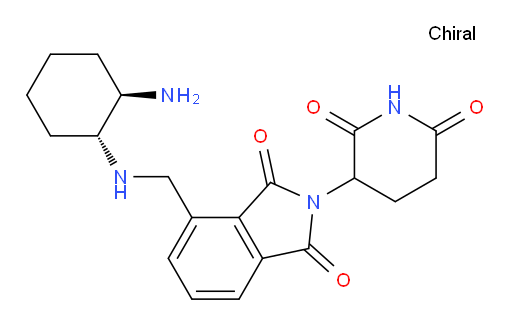 4-((((1R,2R)-2-aminocyclohexyl)amino)methyl)-2-(2,6-dioxopiperidin-3-yl)isoindoline-1,3-dione