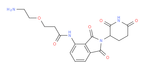 3-(2-aminoethoxy)-N-(2-(2,6-dioxopiperidin-3-yl)-1,3-dioxoisoindolin-4-yl)propanamide