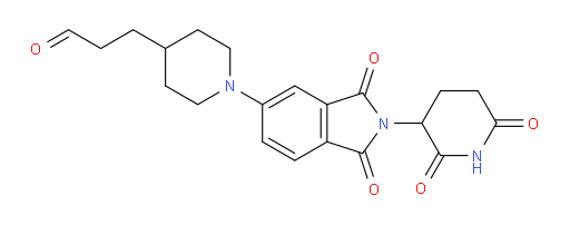 3-(1-(2-(2,6-dioxopiperidin-3-yl)-1,3-dioxoisoindolin-5-yl)piperidin-4-yl)propanal