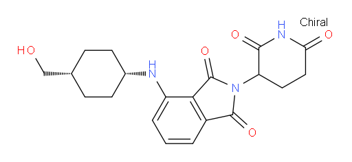 2-(2,6-dioxopiperidin-3-yl)-4-(((1s,4s)-4-(hydroxymethyl)cyclohexyl)amino)isoindoline-1,3-dione
