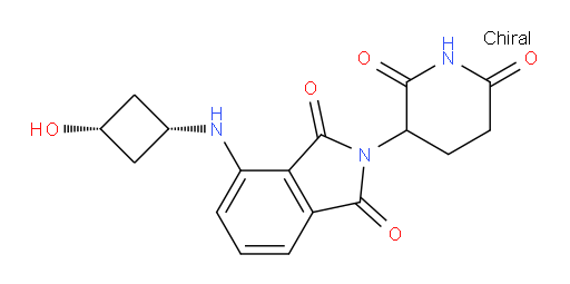 2-(2,6-dioxopiperidin-3-yl)-4-(((1s,3s)-3-hydroxycyclobutyl)amino)isoindoline-1,3-dione