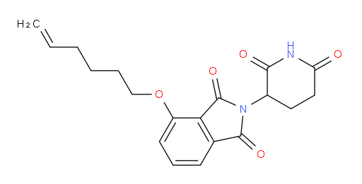 2-(2,6-dioxopiperidin-3-yl)-4-(hex-5-en-1-yloxy)isoindoline-1,3-dione