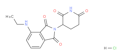 2-(2,6-dioxopiperidin-3-yl)-4-(ethylamino)isoindoline-1,3-dione hydrochloride