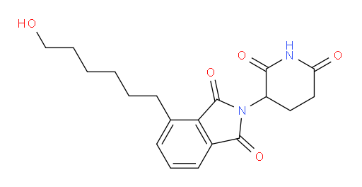2-(2,6-dioxopiperidin-3-yl)-4-(6-hydroxyhexyl)isoindoline-1,3-dione