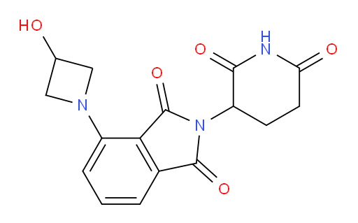 2-(2,6-dioxopiperidin-3-yl)-4-(3-hydroxyazetidin-1-yl)isoindoline-1,3-dione