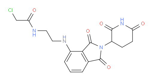2-chloro-N-(2-((2-(2,6-dioxopiperidin-3-yl)-1,3-dioxoisoindolin-4-yl)amino)ethyl)acetamide