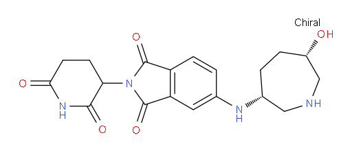 2-(2,6-dioxopiperidin-3-yl)-5-(((3R,6S)-6-hydroxyazepan-3-yl)amino)isoindoline-1,3-dione