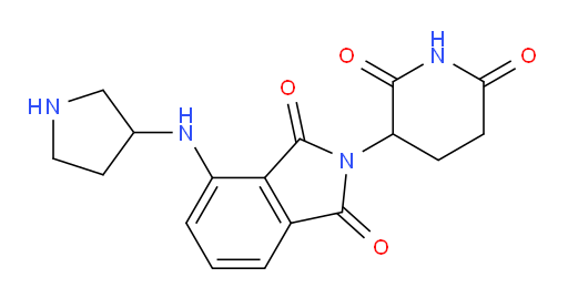 2-(2,6-dioxopiperidin-3-yl)-4-(pyrrolidin-3-ylamino)isoindoline-1,3-dione