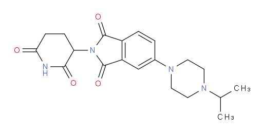 2-(2,6-dioxopiperidin-3-yl)-5-(4-isopropylpiperazin-1-yl)isoindoline-1,3-dione