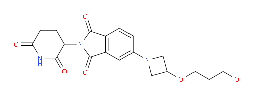 2-(2,6-dioxopiperidin-3-yl)-5-(3-(3-hydroxypropoxy)azetidin-1-yl)isoindoline-1,3-dione