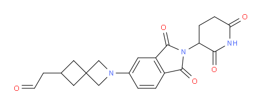 2-(2-(2-(2,6-dioxopiperidin-3-yl)-1,3-dioxoisoindolin-5-yl)-2-azaspiro[3.3]heptan-6-yl)acetaldehyde
