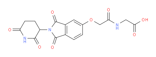 2-(2-((2-(2,6-dioxopiperidin-3-yl)-1,3-dioxoisoindolin-5-yl)oxy)acetamido)acetic acid