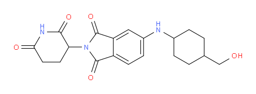 2-(2,6-dioxopiperidin-3-yl)-5-((4-(hydroxymethyl)cyclohexyl)amino)isoindoline-1,3-dione