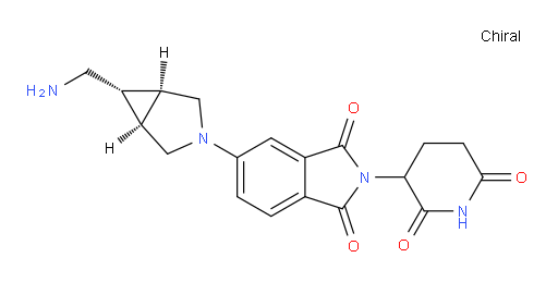 5-((1R,5S,6s)-6-(aminomethyl)-3-azabicyclo[3.1.0]hexan-3-yl)-2-(2,6-dioxopiperidin-3-yl)isoindoline-1,3-dione