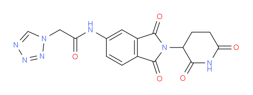 N-(2-(2,6-dioxopiperidin-3-yl)-1,3-dioxoisoindolin-5-yl)-2-(1H-tetrazol-1-yl)acetamide