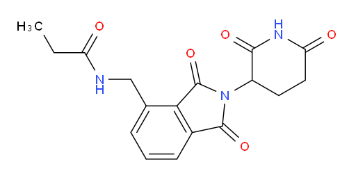 N-((2-(2,6-dioxopiperidin-3-yl)-1,3-dioxoisoindolin-4-yl)methyl)propionamide
