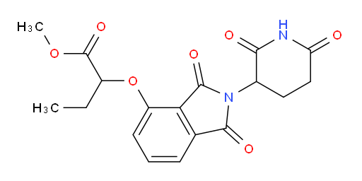 methyl 2-((2-(2,6-dioxopiperidin-3-yl)-1,3-dioxoisoindolin-4-yl)oxy)butanoate