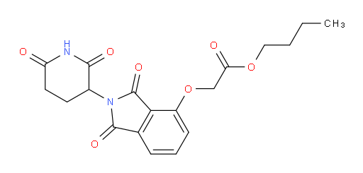 butyl 2-((2-(2,6-dioxopiperidin-3-yl)-1,3-dioxoisoindolin-4-yl)oxy)acetate