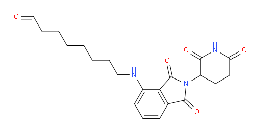 8-((2-(2,6-dioxopiperidin-3-yl)-1,3-dioxoisoindolin-4-yl)amino)octanal