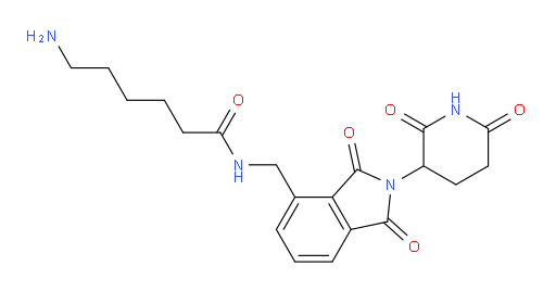 6-amino-N-((2-(2,6-dioxopiperidin-3-yl)-1,3-dioxoisoindolin-4-yl)methyl)hexanamide