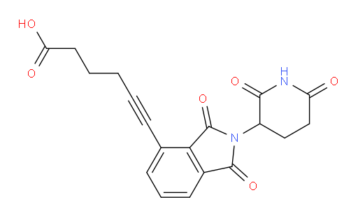 6-(2-(2,6-dioxopiperidin-3-yl)-1,3-dioxoisoindolin-4-yl)hex-5-ynoic acid