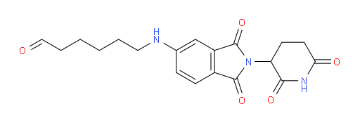 6-((2-(2,6-dioxopiperidin-3-yl)-1,3-dioxoisoindolin-5-yl)amino)hexanal