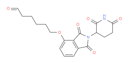 6-((2-(2,6-dioxopiperidin-3-yl)-1,3-dioxoisoindolin-4-yl)oxy)hexanal