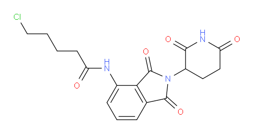 5-chloro-N-(2-(2,6-dioxopiperidin-3-yl)-1,3-dioxoisoindolin-4-yl)pentanamide