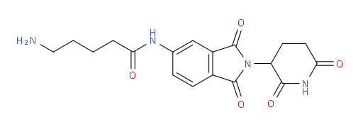 5-amino-N-(2-(2,6-dioxopiperidin-3-yl)-1,3-dioxoisoindolin-5-yl)pentanamide