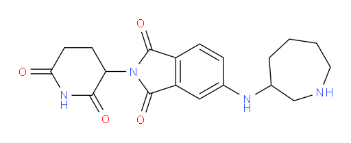 5-(azepan-3-ylamino)-2-(2,6-dioxopiperidin-3-yl)isoindoline-1,3-dione