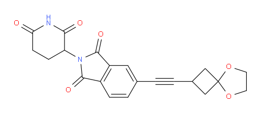 5-(5,8-dioxaspiro[3.4]octan-2-ylethynyl)-2-(2,6-dioxopiperidin-3-yl)isoindoline-1,3-dione