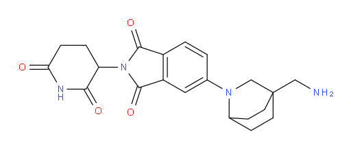 5-(4-(aminomethyl)-2-azabicyclo[2.2.2]octan-2-yl)-2-(2,6-dioxopiperidin-3-yl)isoindoline-1,3-dione