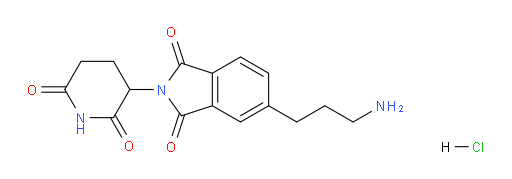 5-(3-aminopropyl)-2-(2,6-dioxopiperidin-3-yl)isoindoline-1,3-dione hydrochloride