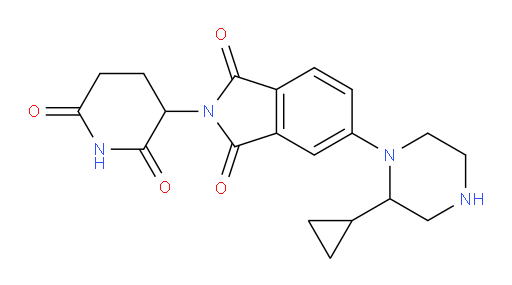 5-(2-cyclopropylpiperazin-1-yl)-2-(2,6-dioxopiperidin-3-yl)isoindoline-1,3-dione