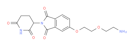 5-(2-(2-aminoethoxy)ethoxy)-2-(2,6-dioxopiperidin-3-yl)isoindoline-1,3-dione