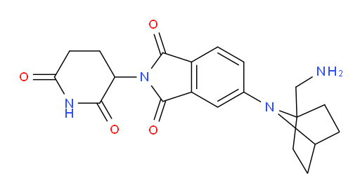 5-(1-(aminomethyl)-7-azabicyclo[2.2.1]heptan-7-yl)-2-(2,6-dioxopiperidin-3-yl)isoindoline-1,3-dione