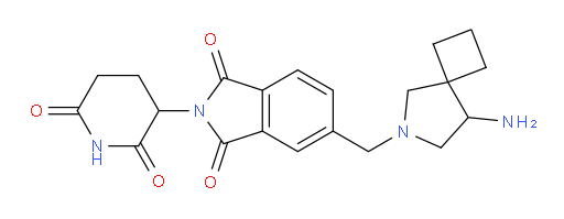 5-((8-amino-6-azaspiro[3.4]octan-6-yl)methyl)-2-(2,6-dioxopiperidin-3-yl)isoindoline-1,3-dione