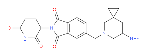 5-((7-amino-5-azaspiro[2.5]octan-5-yl)methyl)-2-(2,6-dioxopiperidin-3-yl)isoindoline-1,3-dione