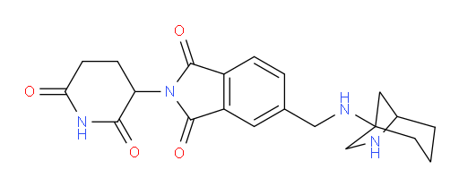 5-((6-azabicyclo[3.2.1]octan-1-ylamino)methyl)-2-(2,6-dioxopiperidin-3-yl)isoindoline-1,3-dione