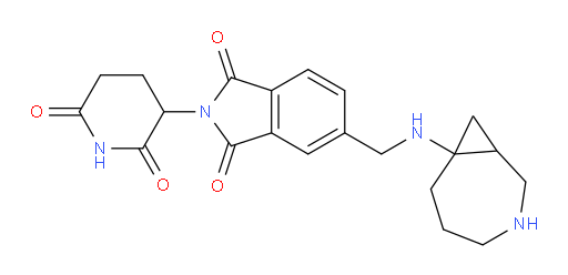 5-((3-azabicyclo[5.1.0]octan-7-ylamino)methyl)-2-(2,6-dioxopiperidin-3-yl)isoindoline-1,3-dione