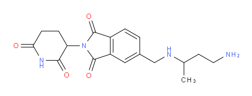 5-(((4-aminobutan-2-yl)amino)methyl)-2-(2,6-dioxopiperidin-3-yl)isoindoline-1,3-dione