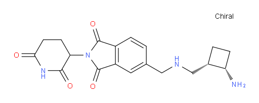 5-(((((1S,2S)-2-aminocyclobutyl)methyl)amino)methyl)-2-(2,6-dioxopiperidin-3-yl)isoindoline-1,3-dione