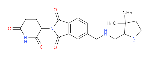 5-((((3,3-dimethylpyrrolidin-2-yl)methyl)amino)methyl)-2-(2,6-dioxopiperidin-3-yl)isoindoline-1,3-dione