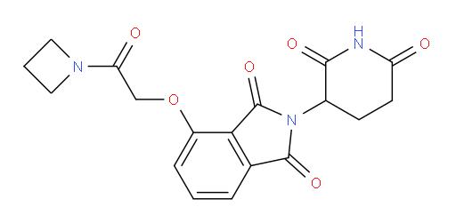 4-(2-(azetidin-1-yl)-2-oxoethoxy)-2-(2,6-dioxopiperidin-3-yl)isoindoline-1,3-dione