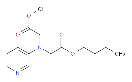 butyl 2-((2-methoxy-2-oxoethyl)(pyridin-3-yl)amino)acetate